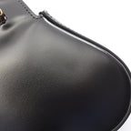 Celine Handbag Teen Lola 2-Way Black Leather Triomphe