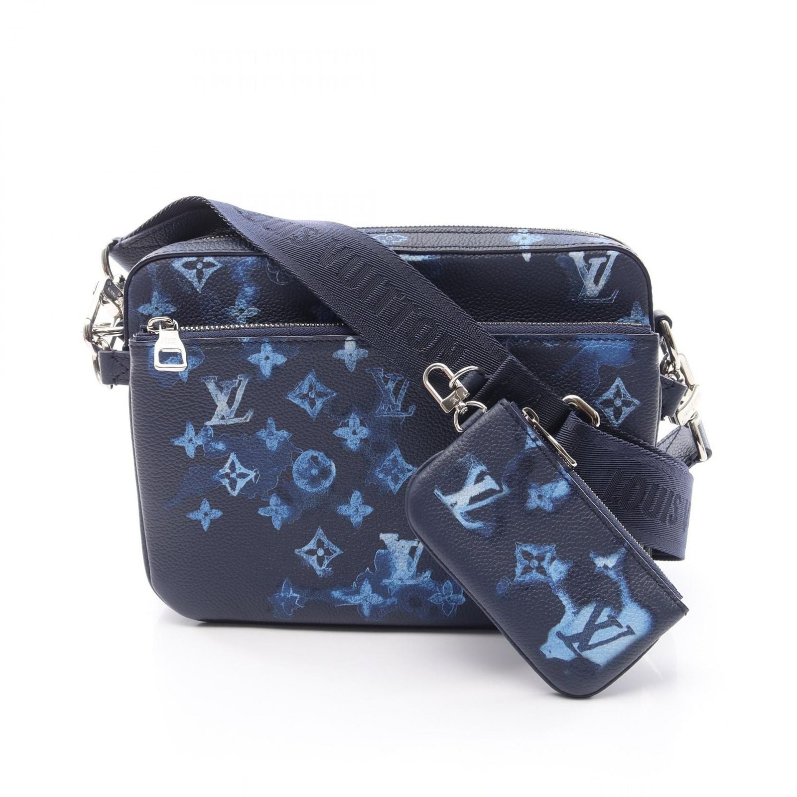 Louis Vuitton Shoulder Bag Trio Messenger Leather