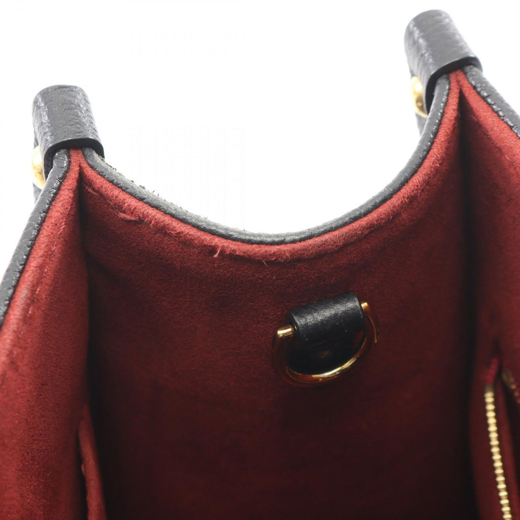 Louis Vuitton Handbag On The Go PM Bicolor 2-Way Black Beige Leather — view 8