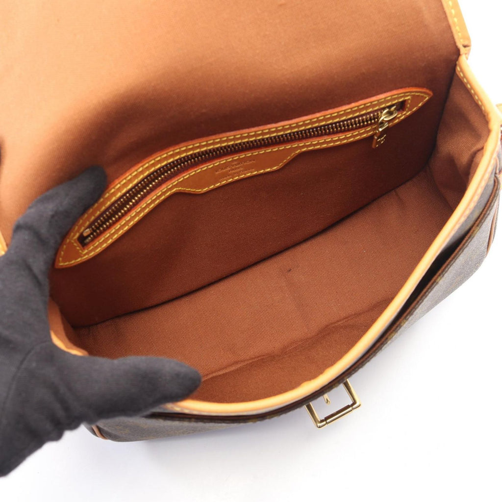 Louis Vuitton Shoulder Bag Sologne Canvas Leather — view 3