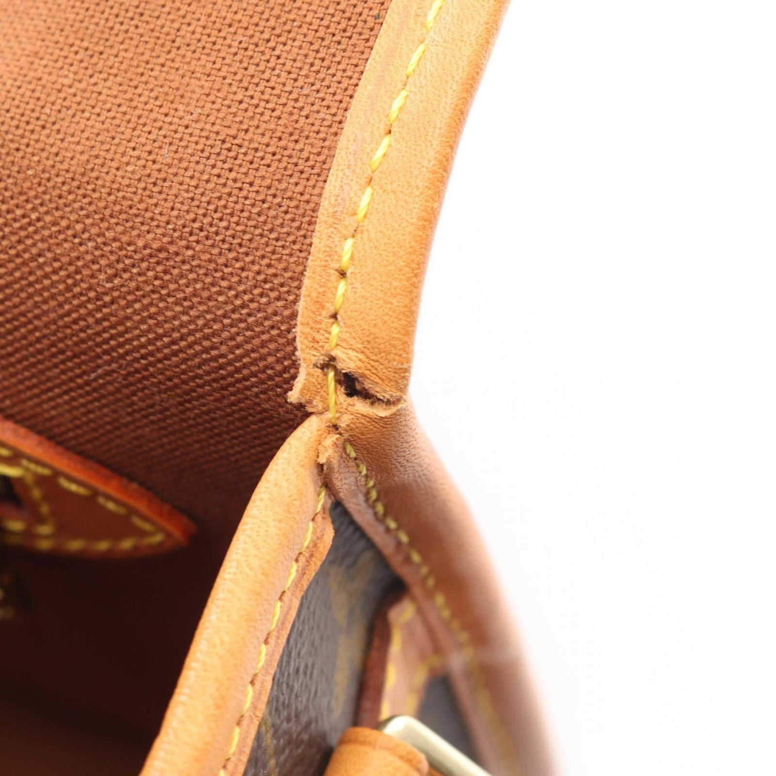 Louis Vuitton Shoulder Bag Sologne Canvas Leather — view 7