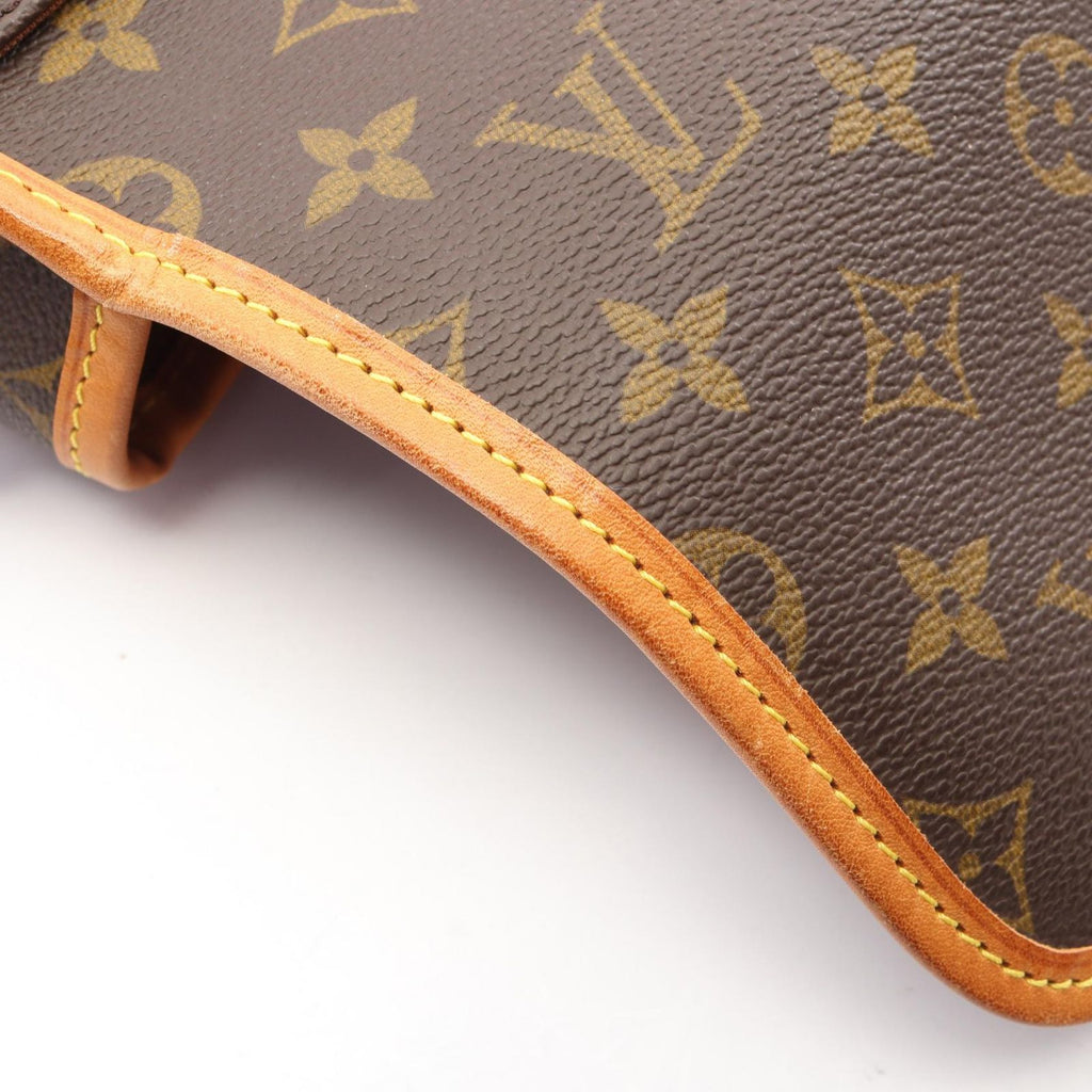 Louis Vuitton Shoulder Bag Sologne Canvas Leather — view 8