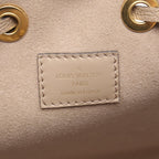 Louis Vuitton Shoulder Bag Neo Noe MM Bicolor Tourtelle Cream Leather — view 4