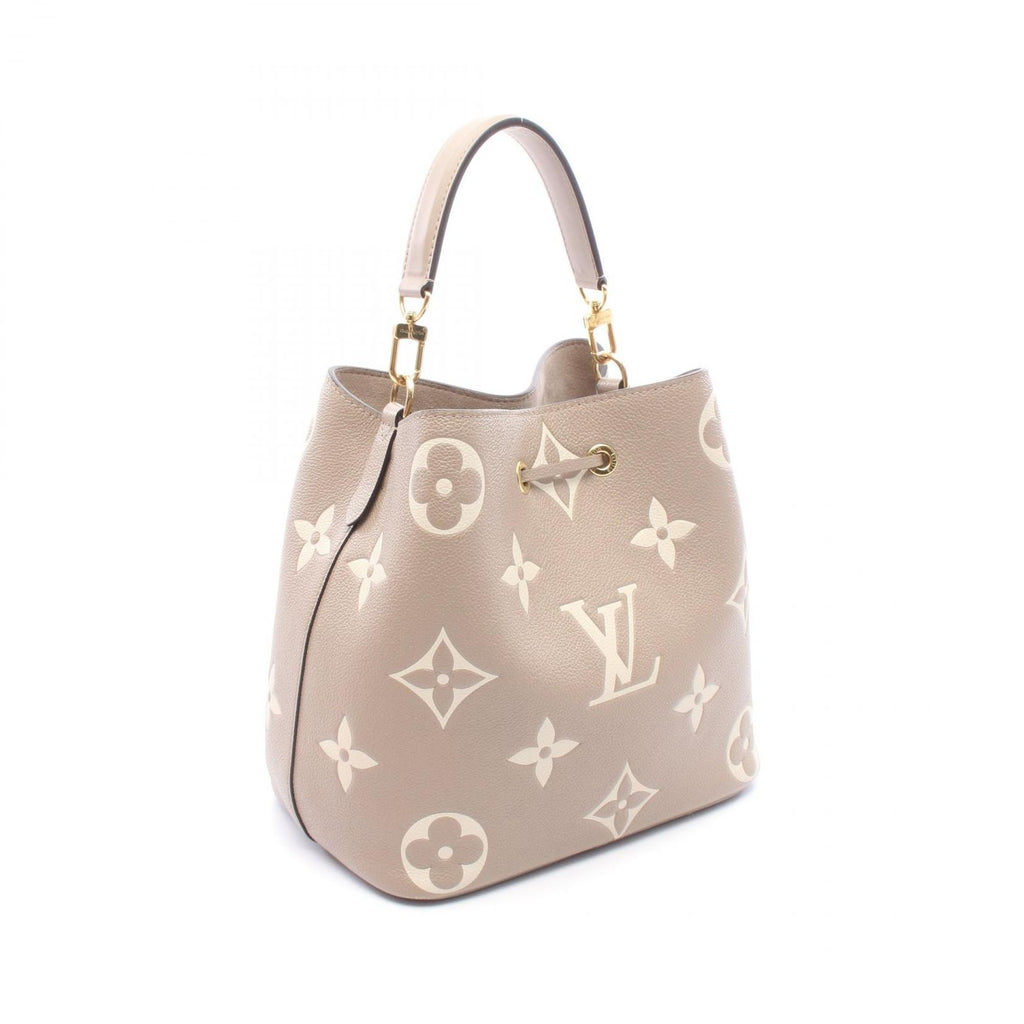 Louis Vuitton Shoulder Bag Neo Noe MM Bicolor Tourtelle Cream Leather — view 2