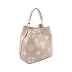 Louis Vuitton Shoulder Bag Neo Noe MM Bicolor Tourtelle Cream Leather — view 2