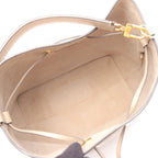Louis Vuitton Shoulder Bag Neo Noe MM Bicolor 2-Way Tourtelle Cream Leather — view 3