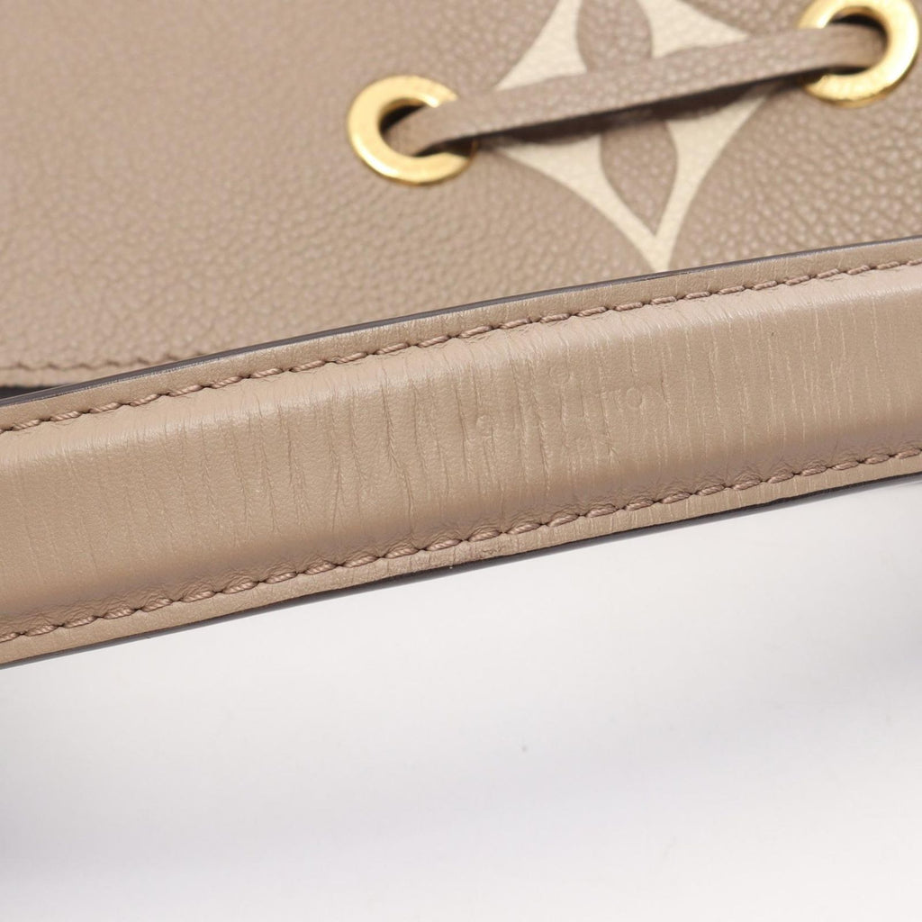 Louis Vuitton Shoulder Bag Neo Noe MM Bicolor 2-Way Tourtelle Cream Leather — view 9