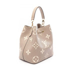 Louis Vuitton Shoulder Bag Neo Noe MM Bicolor 2-Way Tourtelle Cream Leather — view 2