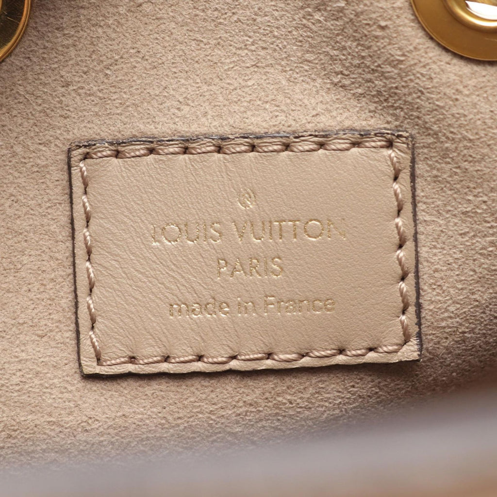 Louis Vuitton Shoulder Bag Neo Noe MM Bicolor 2-Way Tourtelle Cream Leather — view 4