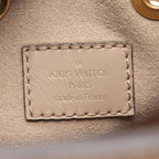 Louis Vuitton Shoulder Bag Neo Noe MM Bicolor 2-Way Tourtelle Cream Leather — view 4