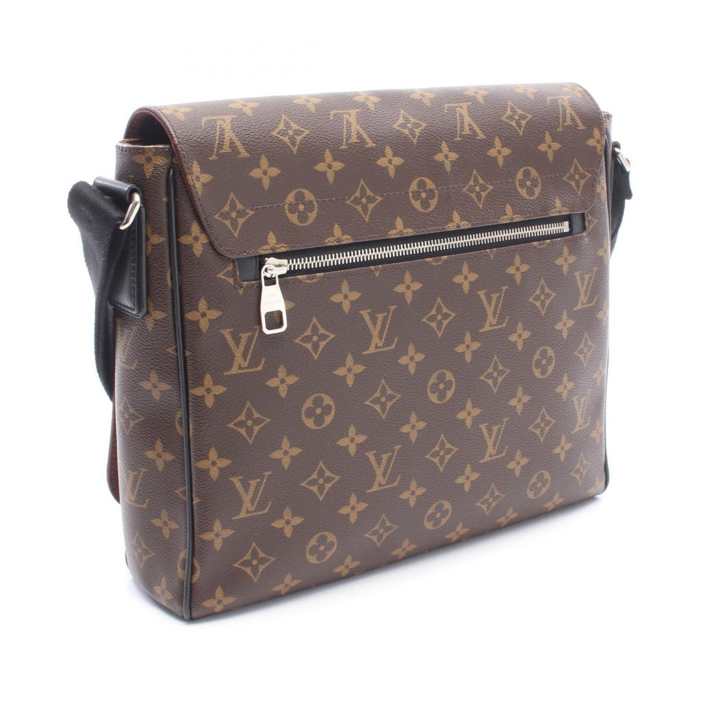 Louis Vuitton Shoulder Bag District MM Canvas Leather — view 2