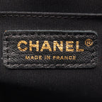 Chanel Shoulder Bag Boy Black Lambskin Boy Chain