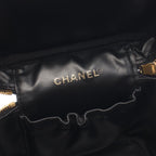 Chanel Handbag CC Logo Black Caviar Leather — view 4