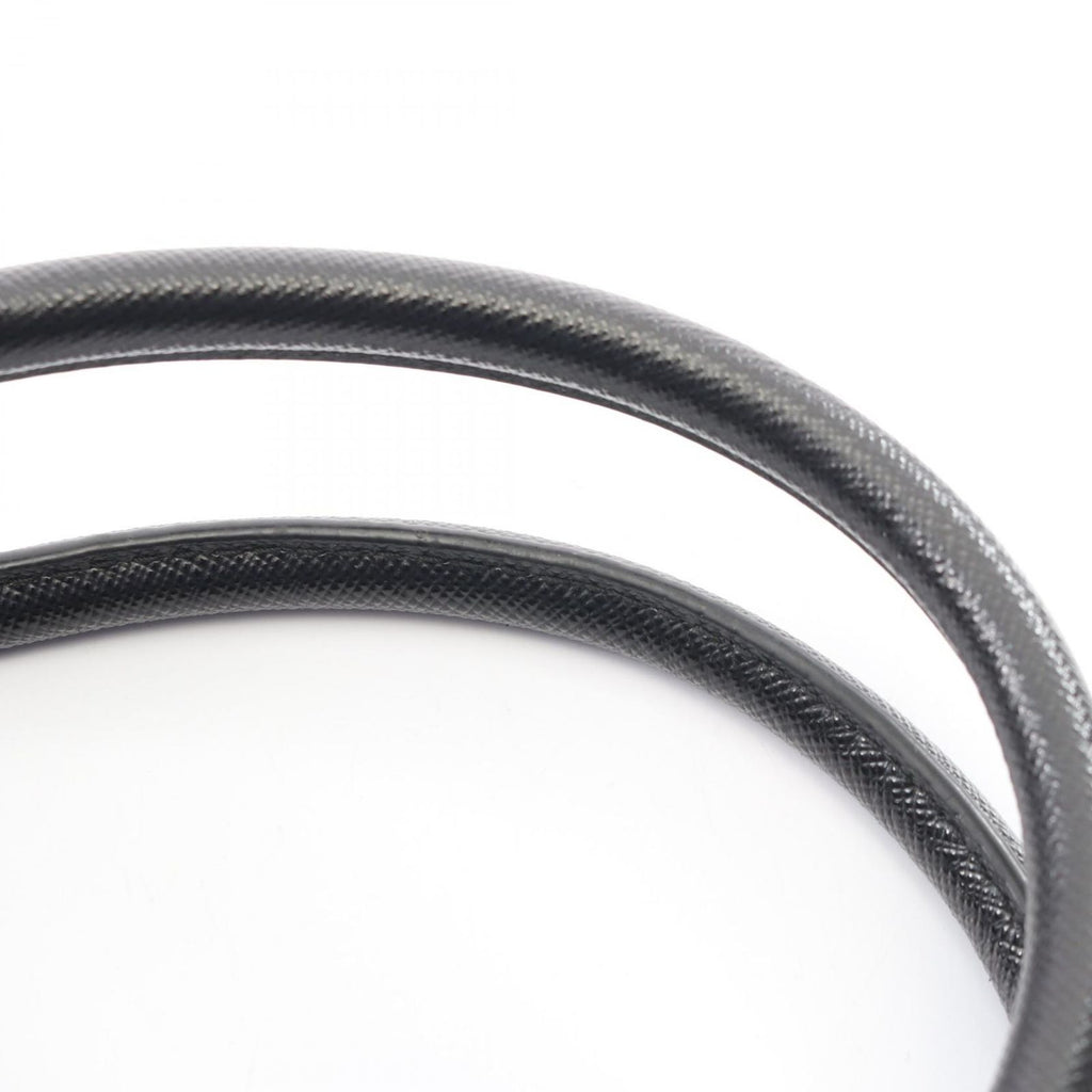 Prada Handbag Tessuto Saffiano 2-Way Black Nylon Leather — view 7