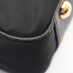 Prada Handbag Tessuto Saffiano 2-Way Black Nylon Leather — view 5