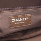 Chanel New Travel Line Khaki Leather Boston — view 4