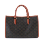 Celine Triomphe Mini Horizontal Cover 2-Way Tote Shoulder Bag Leather Black — view 2