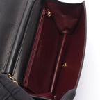 Chanel Shoulder Bag Full Flap Quilted Black Lambskin Chain