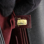 Chanel Shoulder Bag Quilted Black Leather Chain — view 5