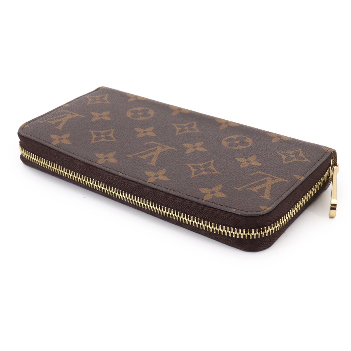 Louis Vuitton Monogram Zippy Wallet Zip Around Iced Gold — view 5