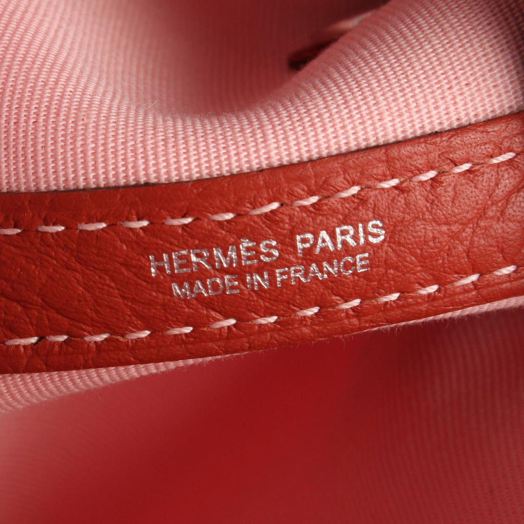 Hermes Tote Garden Party PM Rose Sakura Rouge Ducese Canvas — view 4