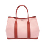 Hermes Tote Garden Party PM Rose Sakura Rouge Ducese Canvas