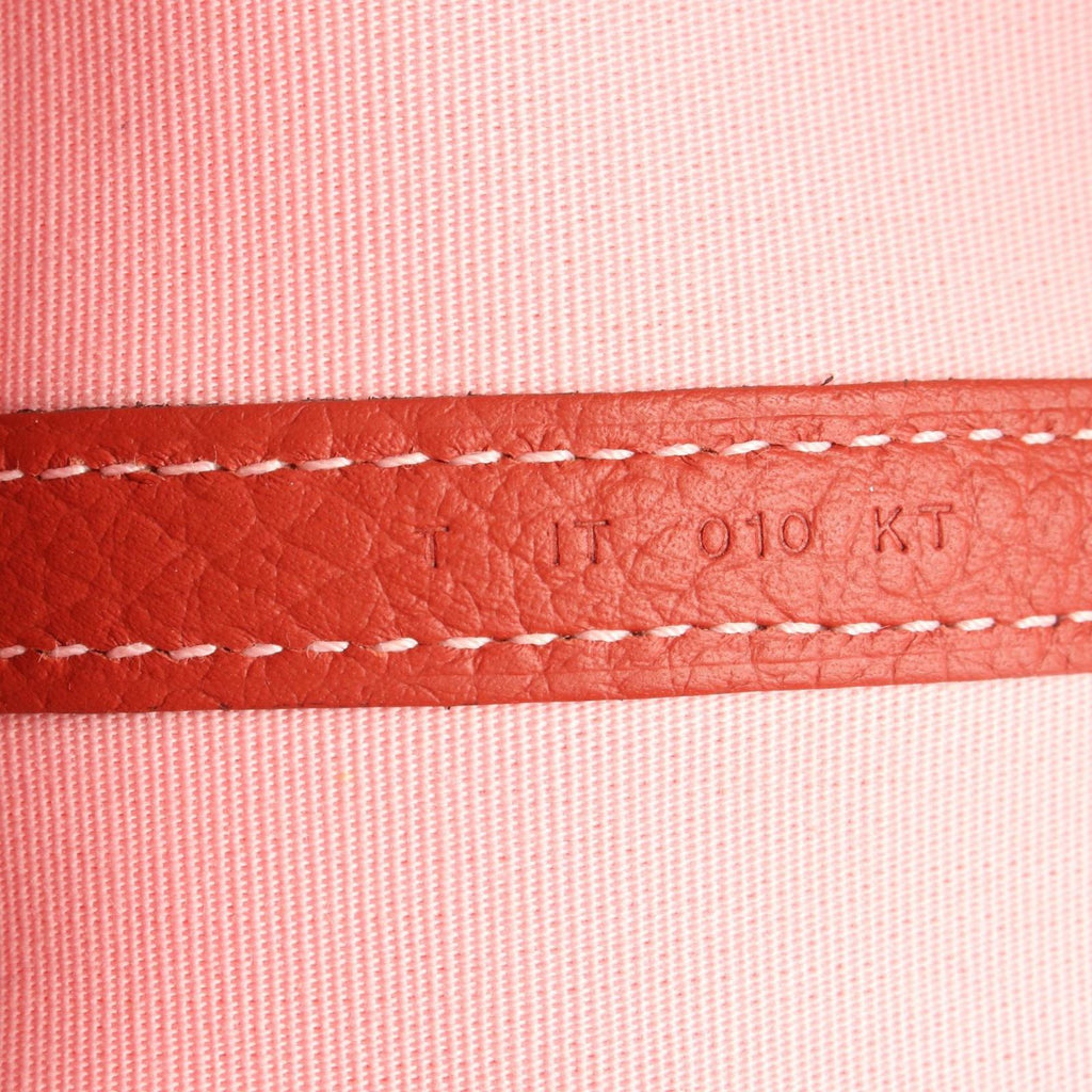 Hermes Tote Garden Party PM Rose Sakura Rouge Ducese Canvas — view 5