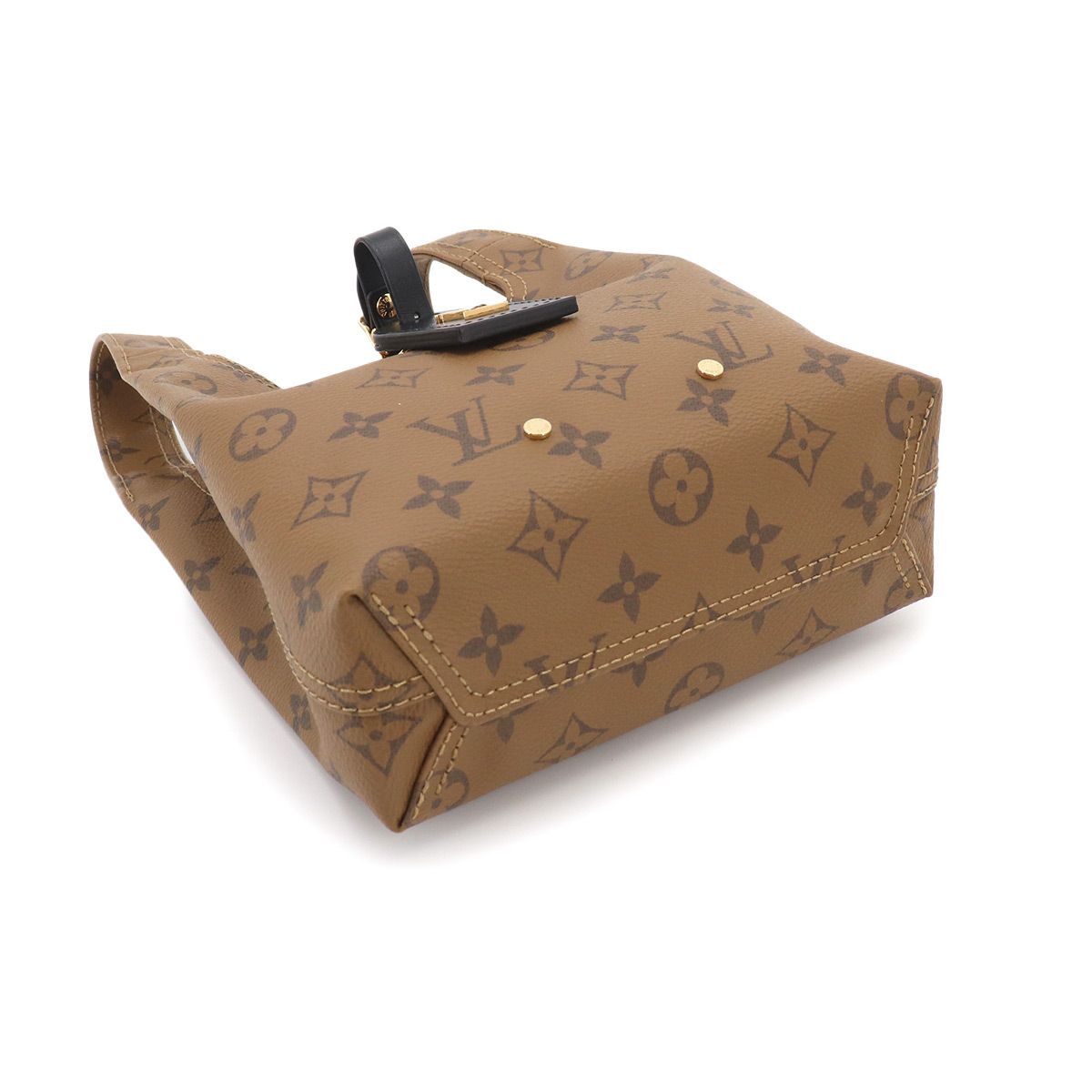 Louis Vuitton Monogram Reverse Atlantis BB 2-Way Bag Brown