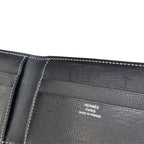 Hermes Series Oriental Card Case Business Holder Bague Rain Black — view 7