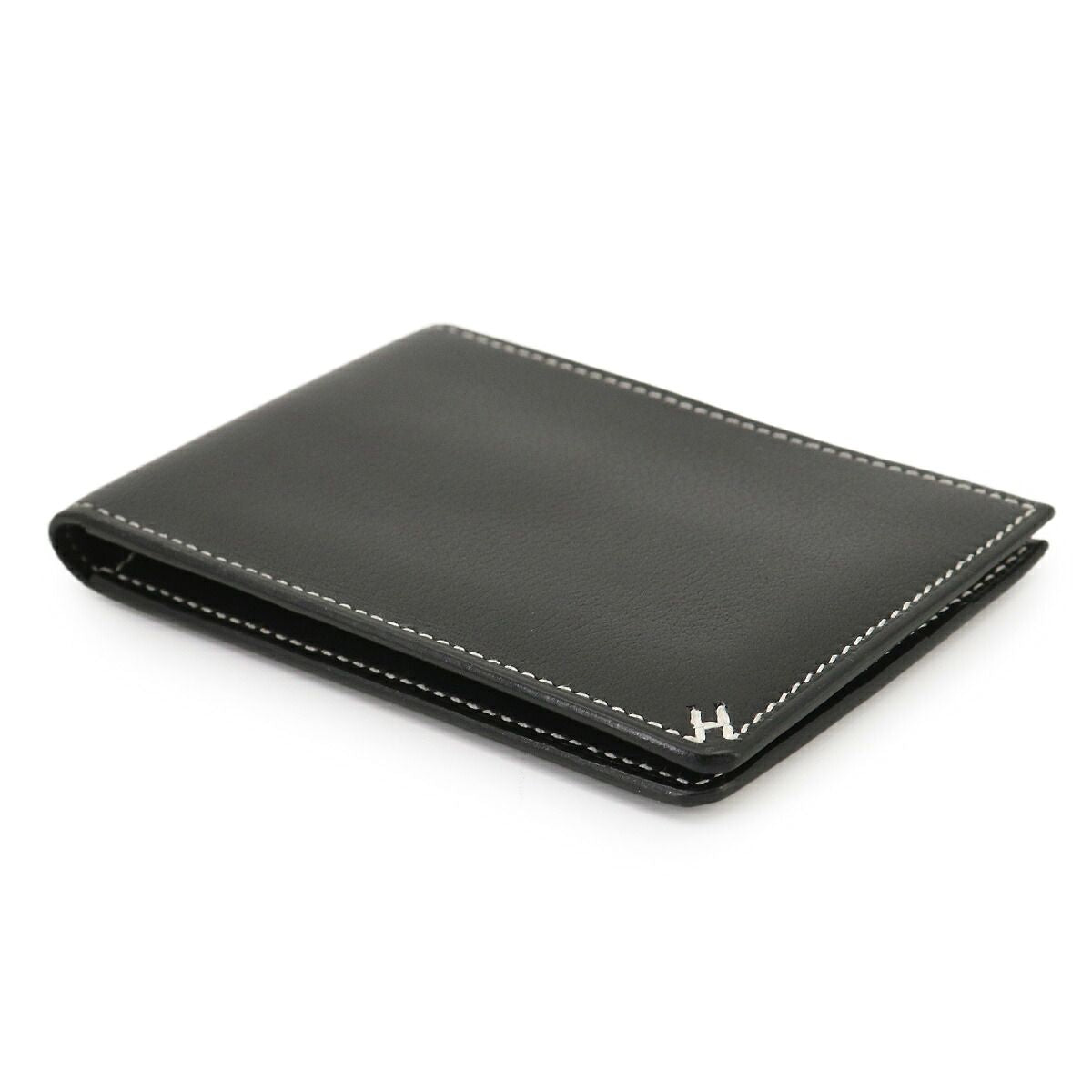 Hermes Series Oriental Card Case Business Holder Bague Rain Black — view 3