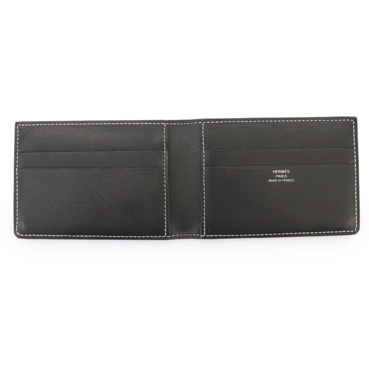 Hermes Series Oriental Card Case Business Holder Bague Rain Black — view 5