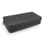 Louis Vuitton Monogram Eclipse Zippy XL Zip Around Wallet Black — view 4