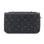 Louis Vuitton Monogram Eclipse Zippy XL Zip Around Wallet Black — view 3