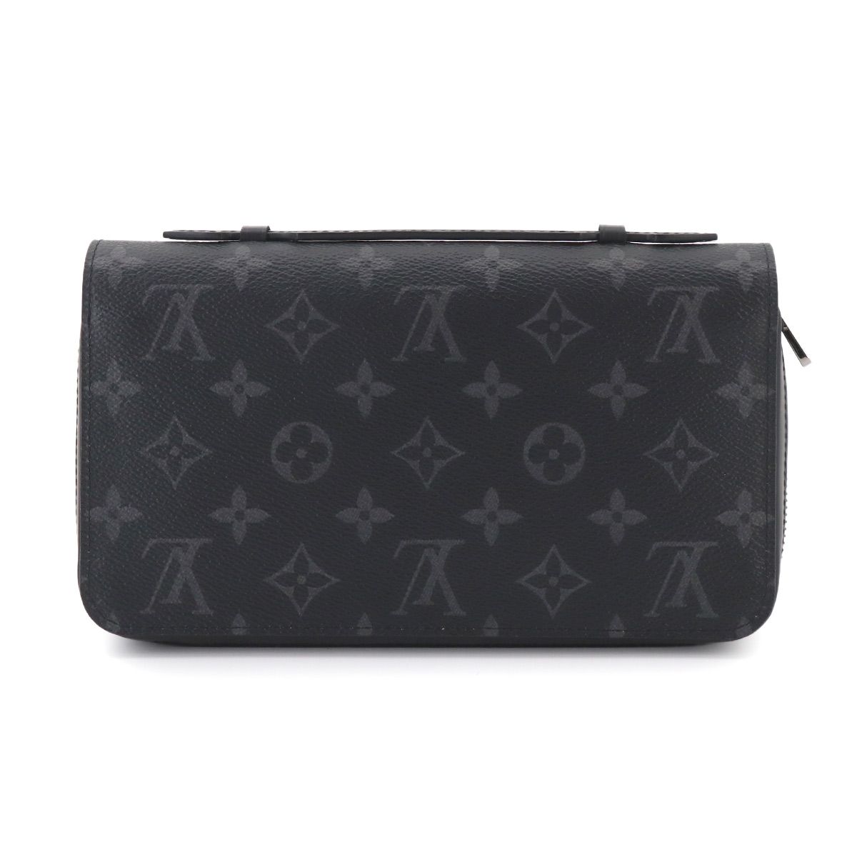 Louis Vuitton Monogram Eclipse Zippy XL Zip Around Wallet Black — view 3