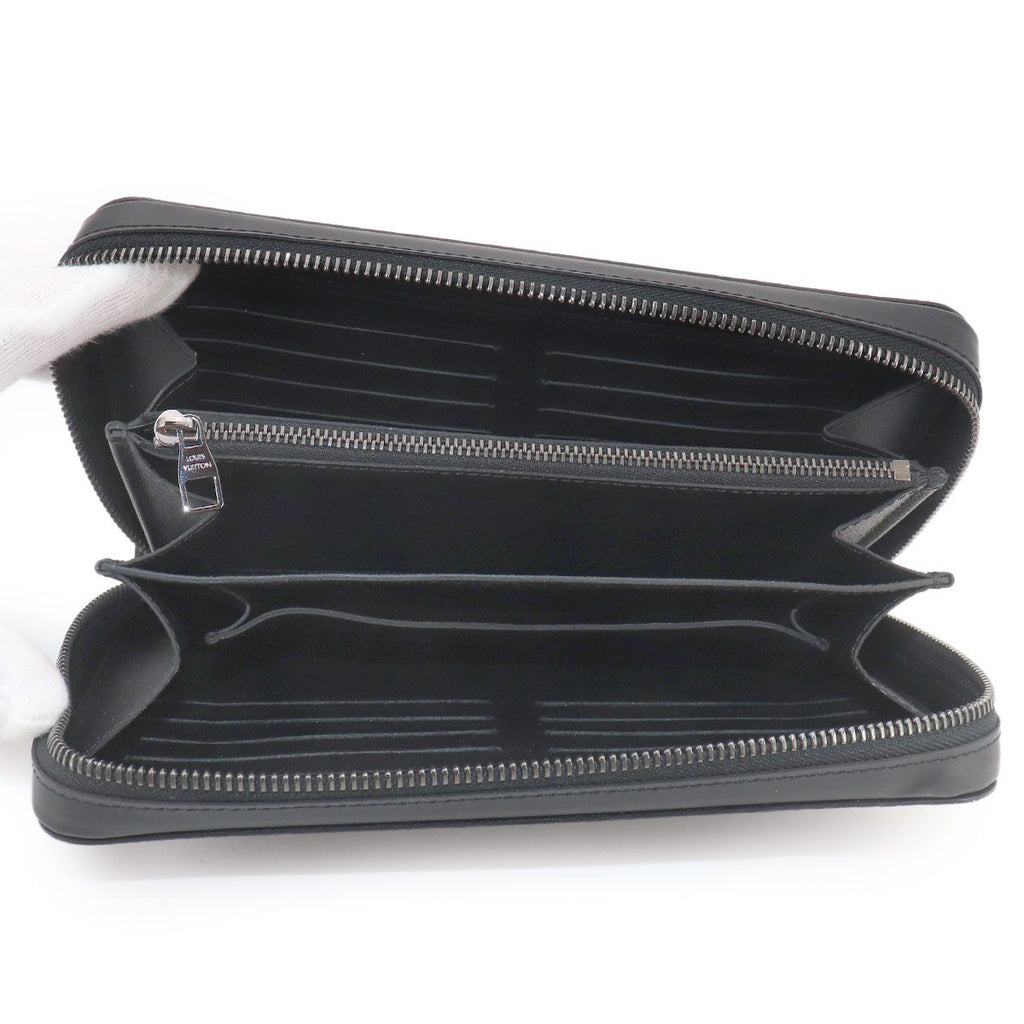 Louis Vuitton Monogram Eclipse Zippy XL Zip Around Wallet Black — view 6