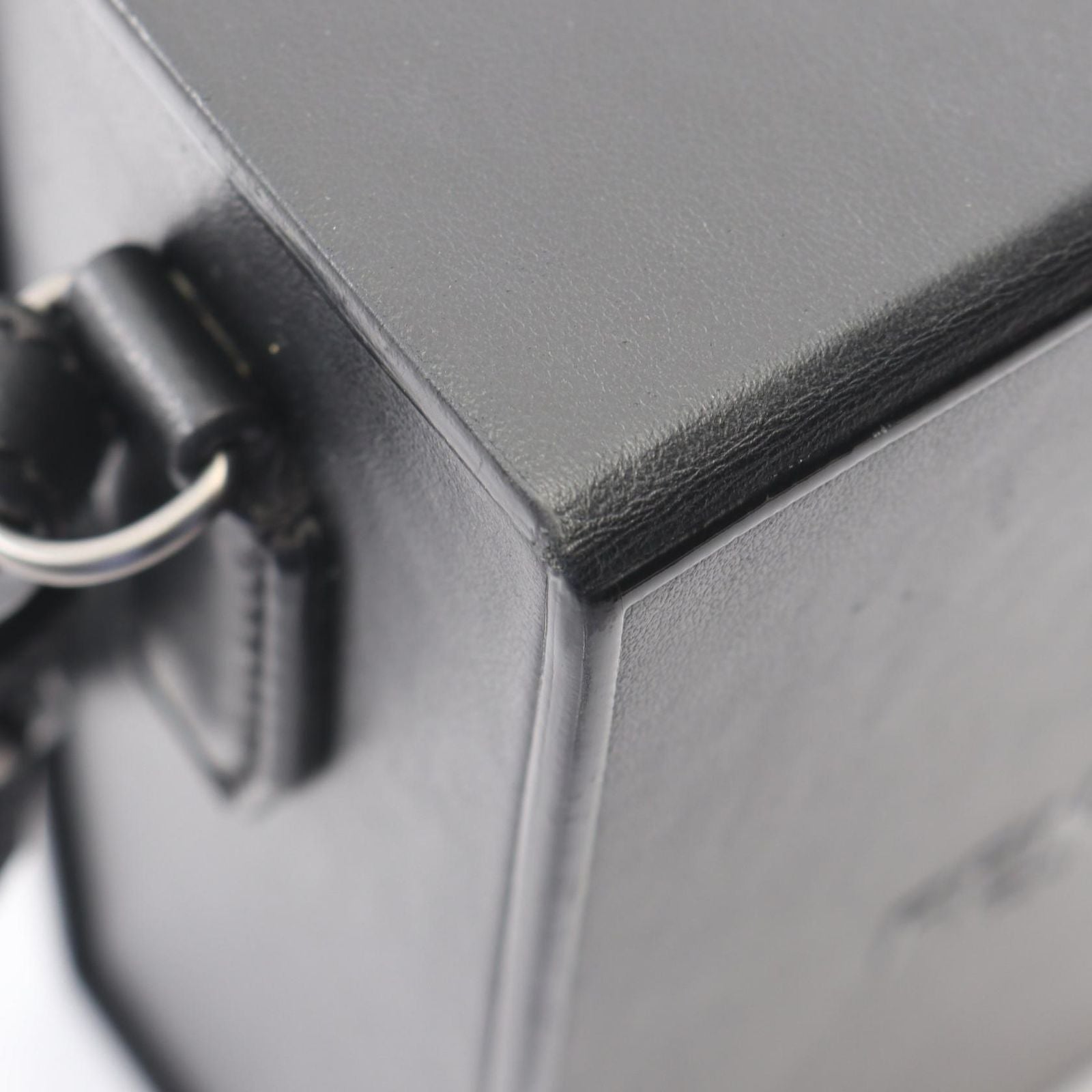 Fendi Shoulder Bag Box Black Leather — view 5