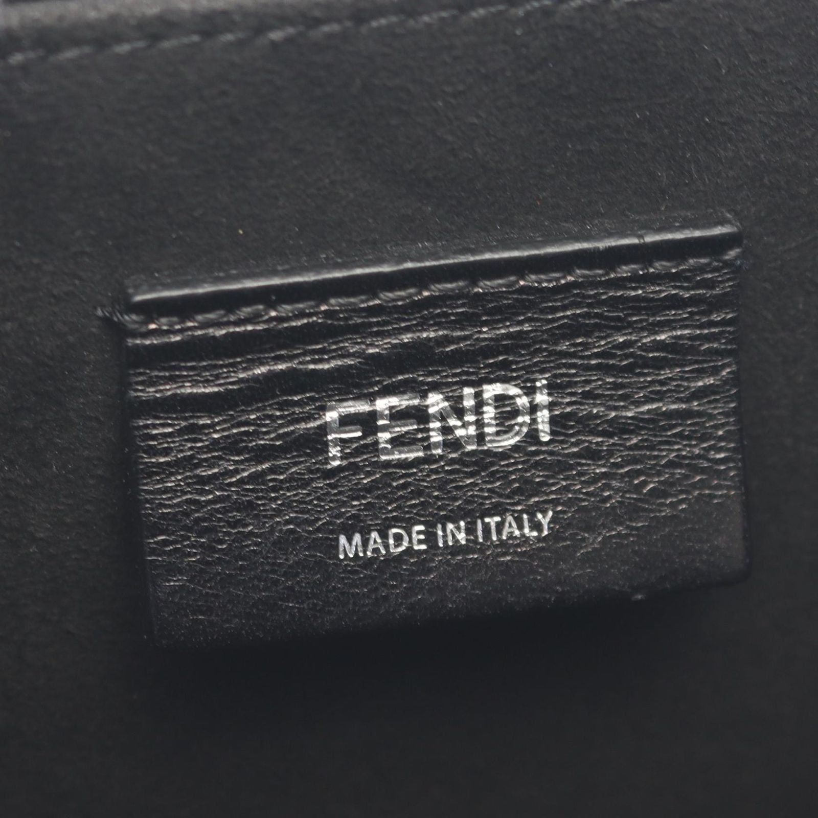 Fendi Shoulder Bag Box Black Leather — view 4