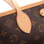 Louis Vuitton Tote Neverfull PM Pivoine Canvas Leather — view 8