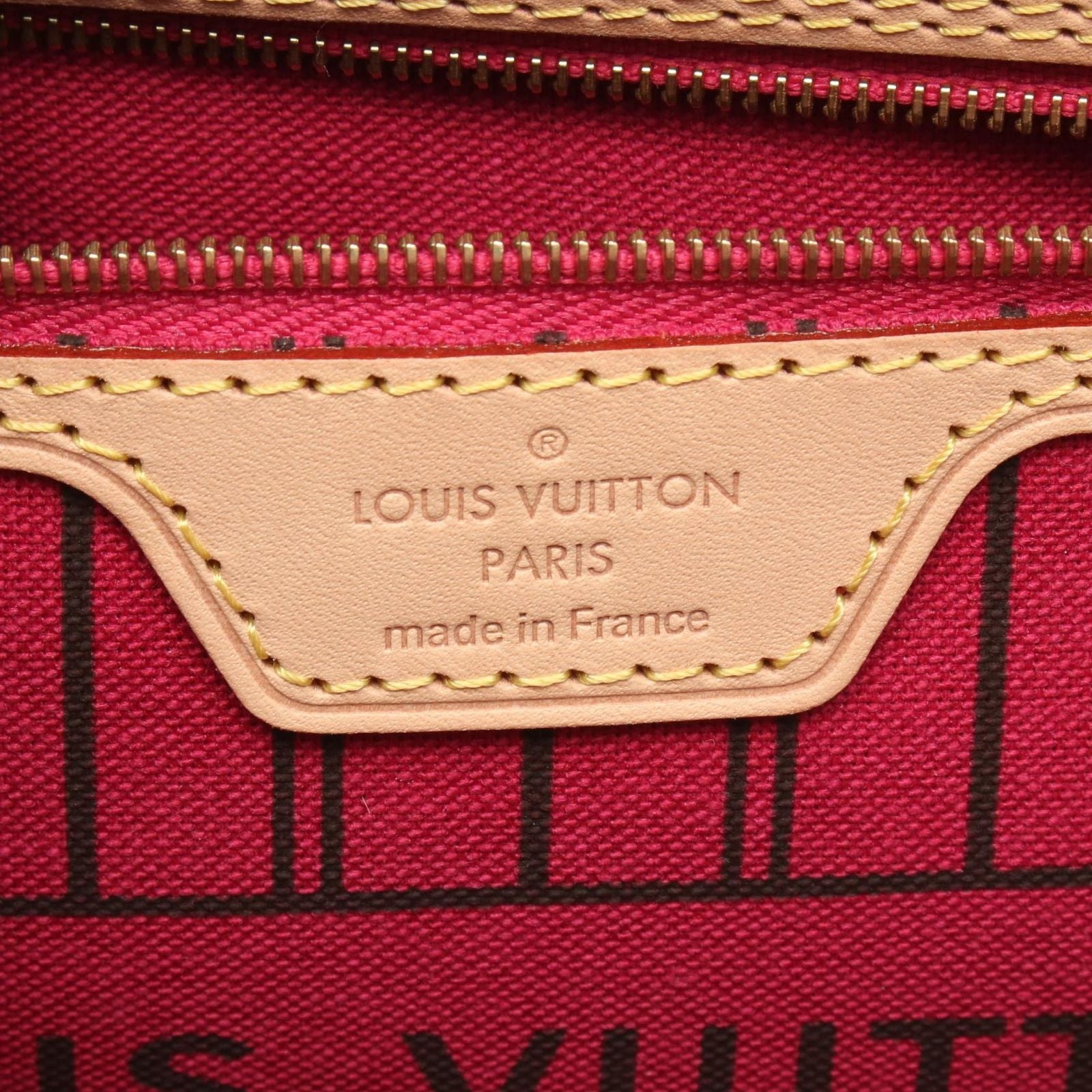 Louis Vuitton Tote Neverfull PM Pivoine Canvas Leather — view 4
