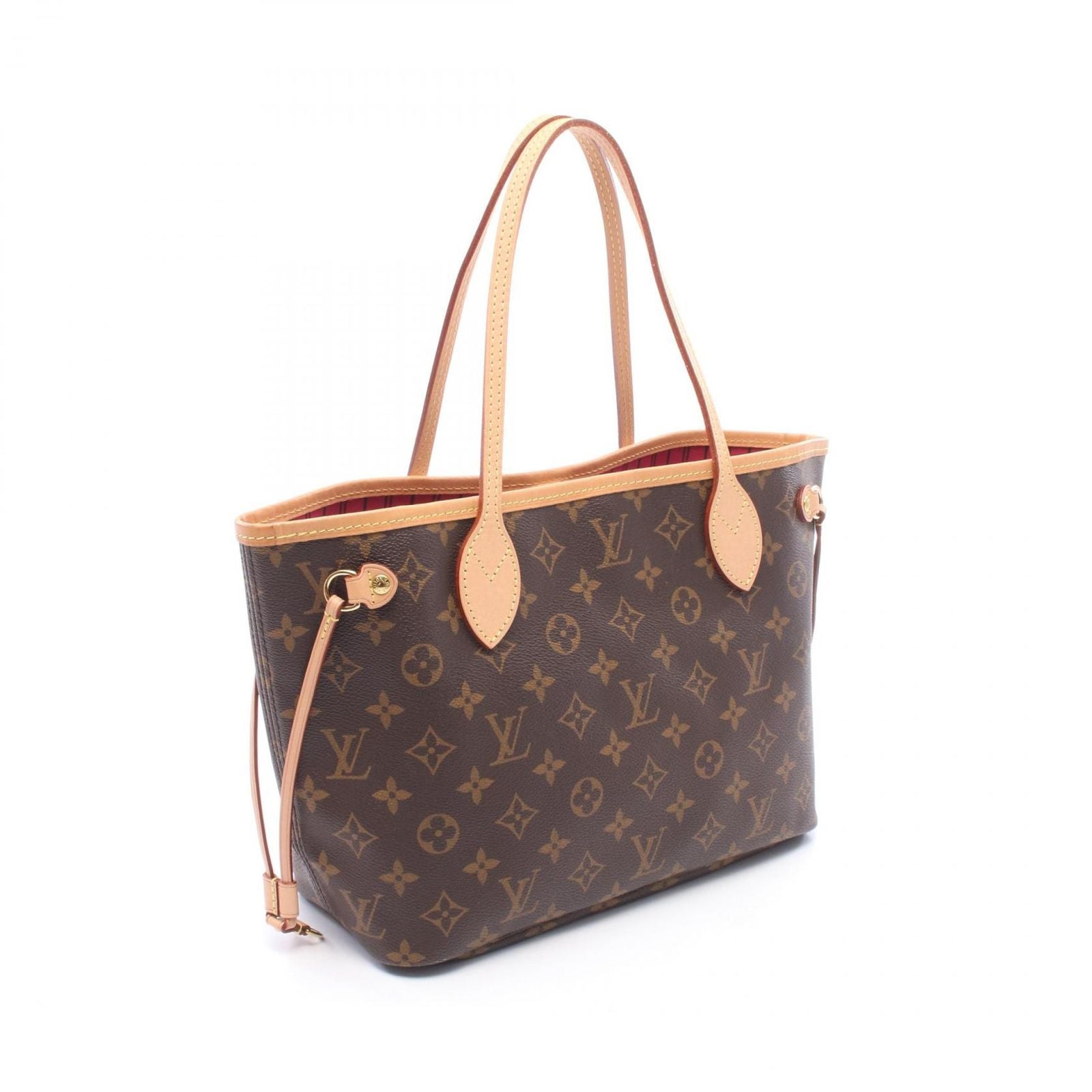 Louis Vuitton Tote Neverfull PM Pivoine Canvas Leather — view 2