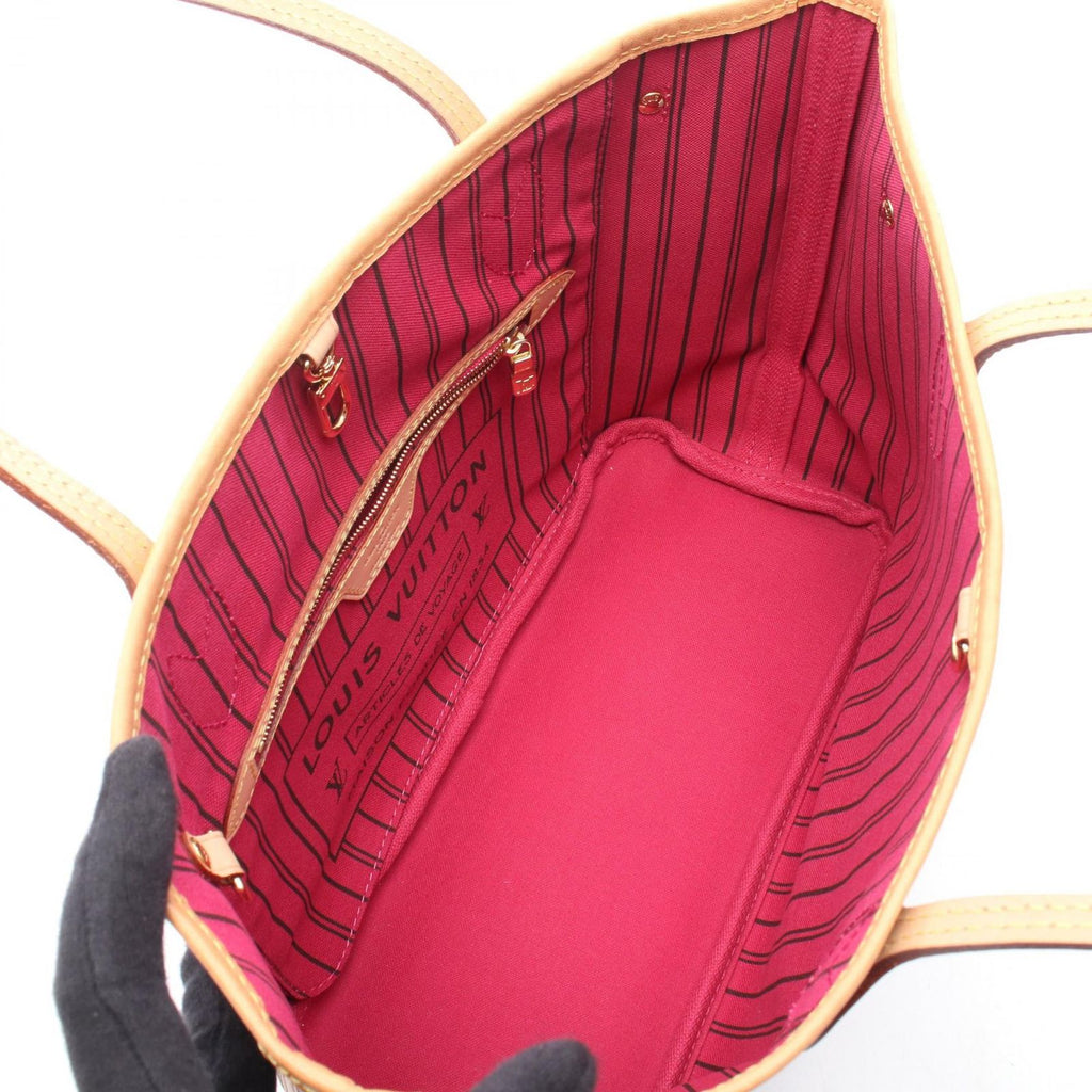 Louis Vuitton Tote Neverfull PM Pivoine Canvas Leather — view 3