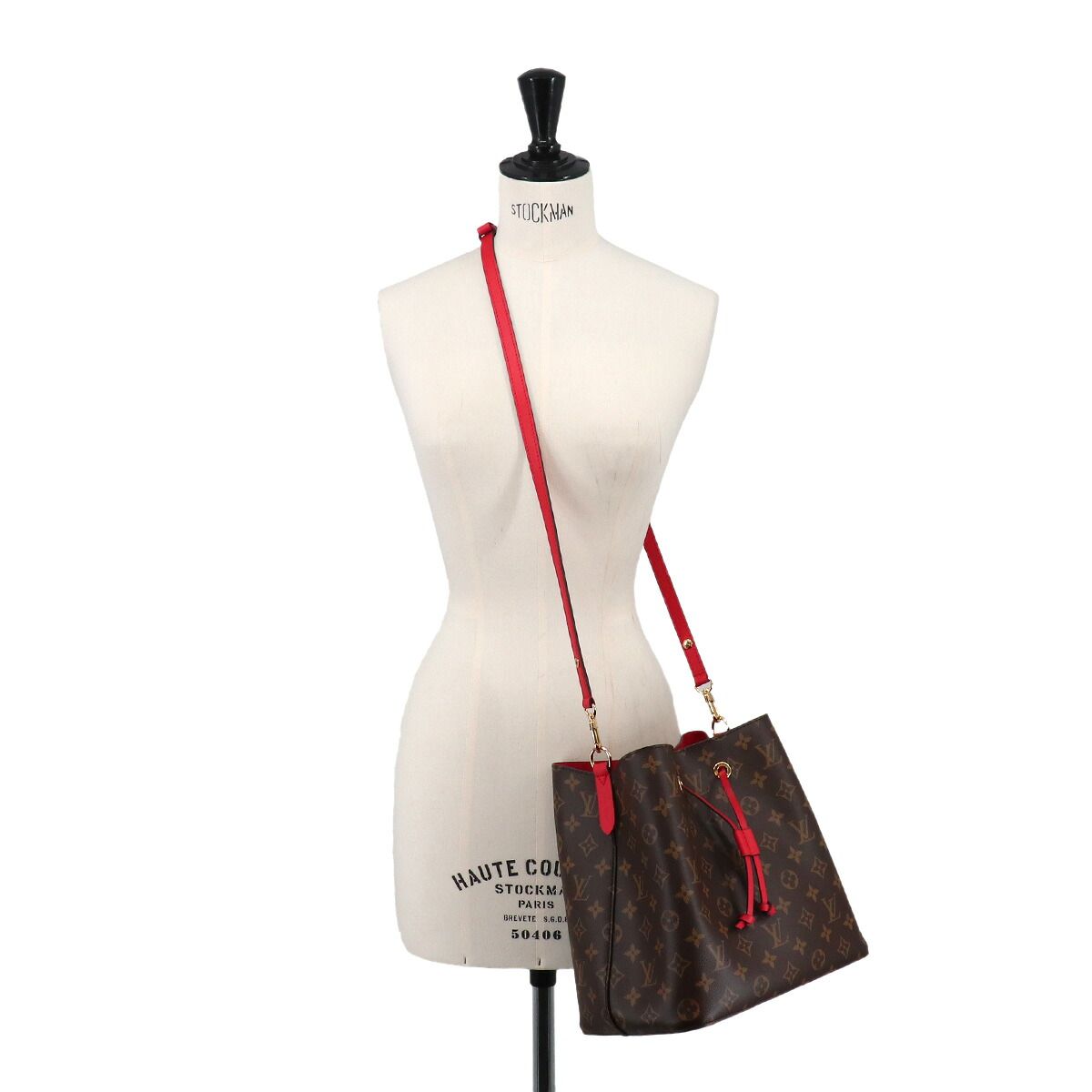 Louis Vuitton Monogram Neo Noe Shoulder Bag Coquelicot — view 9