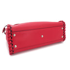 Fendi Peekaboo Shoulder Bag Leather Red Selleria — view 5