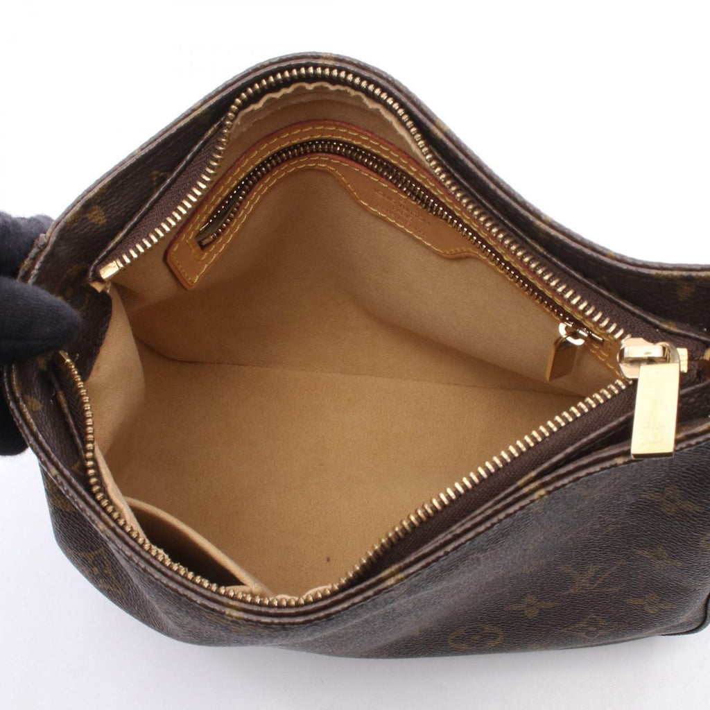 Louis Vuitton Shoulder Bag Looping MM Canvas Leather — view 3