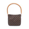 Louis Vuitton Shoulder Bag Looping MM Canvas Leather