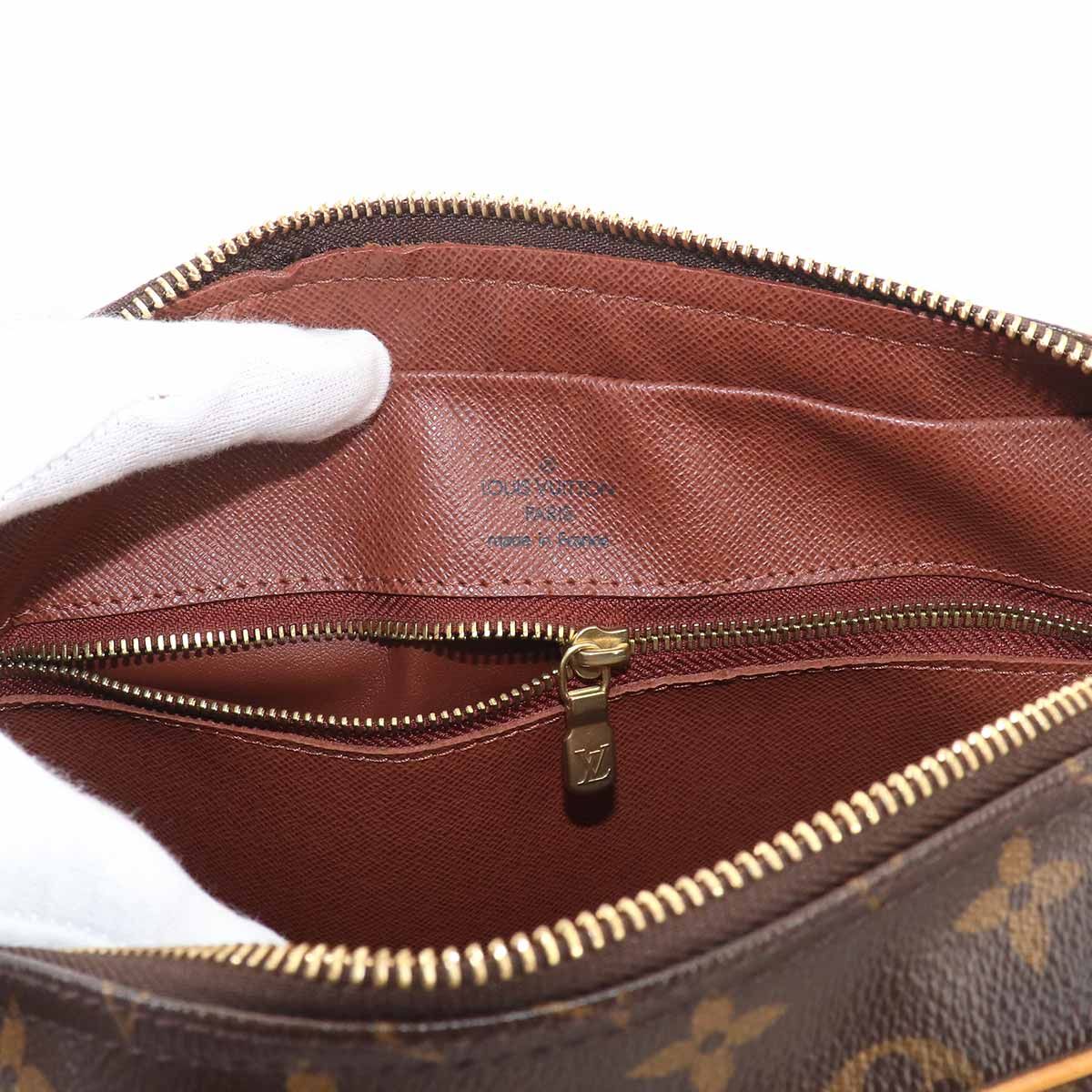 Louis Vuitton Monogram Nile Shoulder Bag Brown Gold — view 8