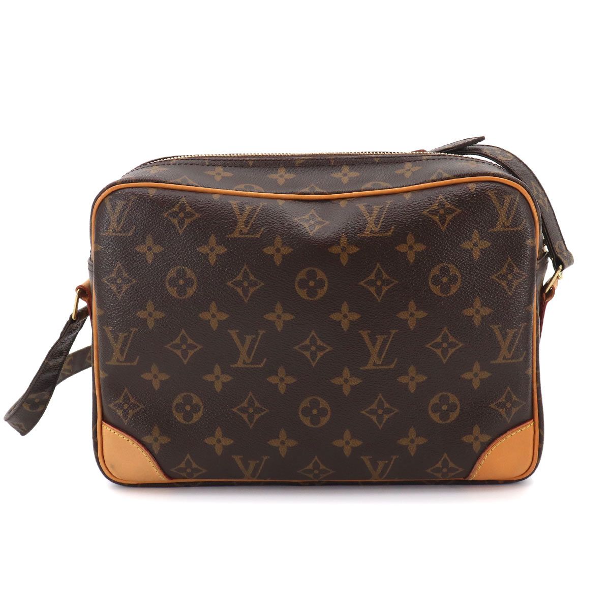 Louis Vuitton Monogram Nile Shoulder Bag Brown Gold — view 3