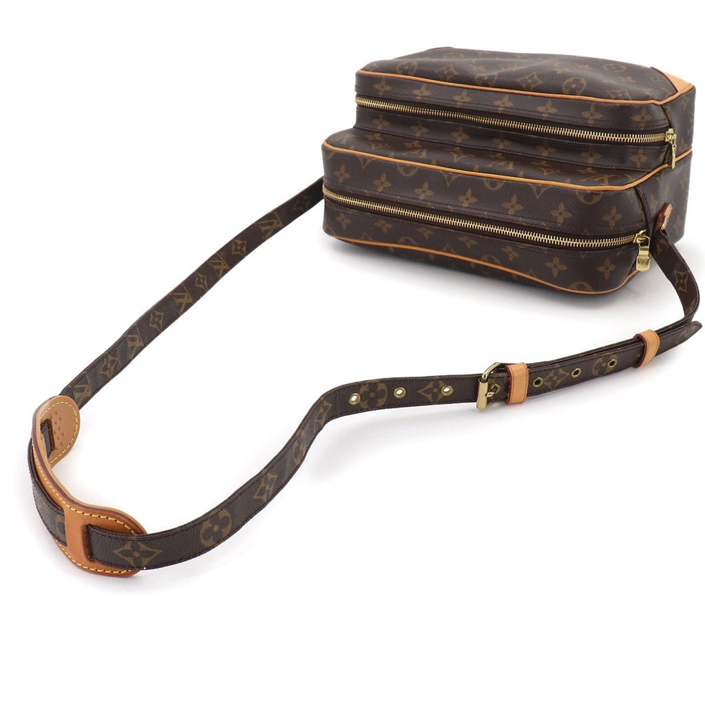 Louis Vuitton Monogram Nile Shoulder Bag Brown Gold — view 6