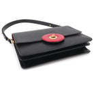 Louis Vuitton Epi Run Shoulder Bag Leather Black Red Gold — view 4