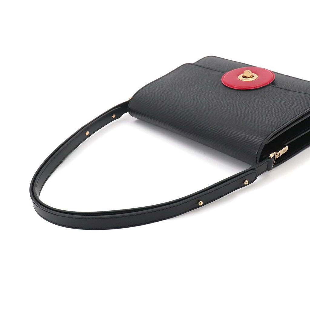 Louis Vuitton Epi Run Shoulder Bag Leather Black Red Gold — view 5